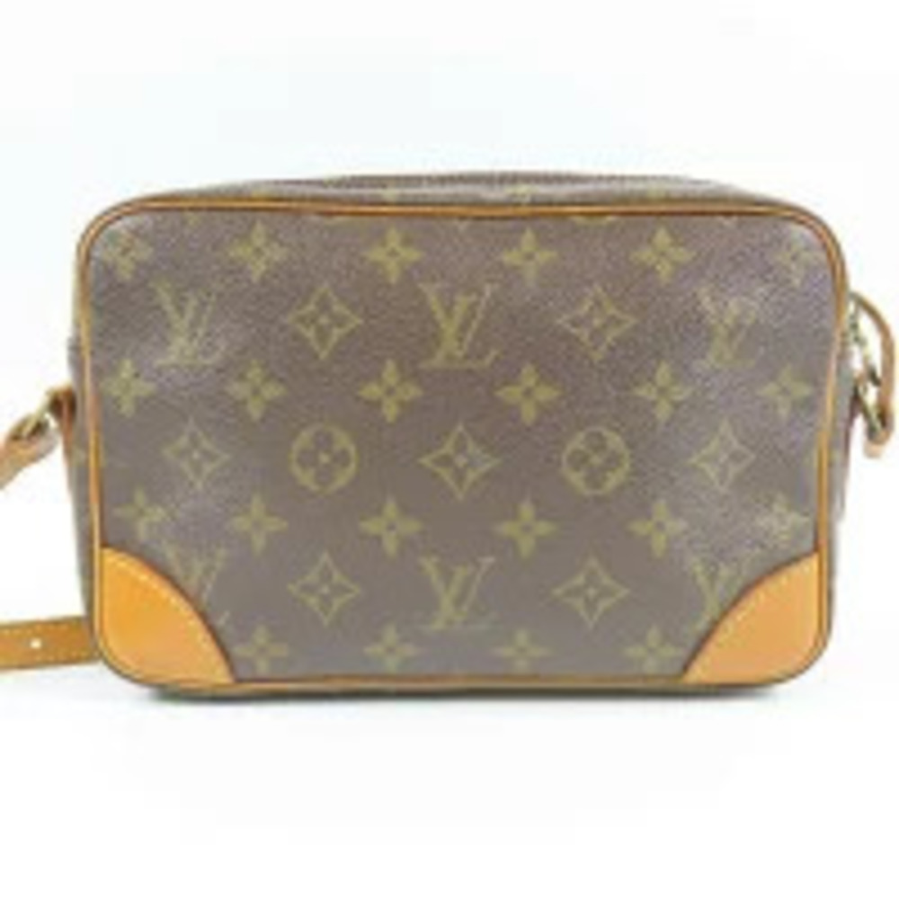 Louis Vuitton Brown Monogram Trocadero Shoulder Bag Pad Crossbody
